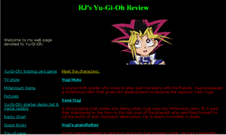 RJ Blazer's Yu-gi-Oh Review
